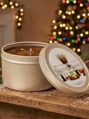 Keystone Candle Company Scented Tin Candle - Metallic Gold